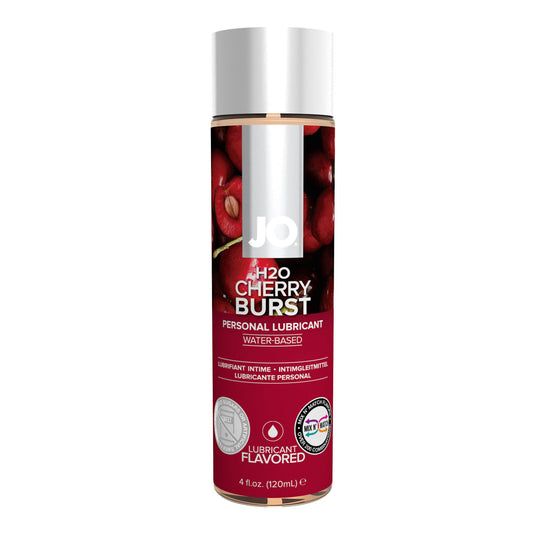 System Jo - H2O Flavors Cherry Burst Edible Water Based Lubricant 120ml