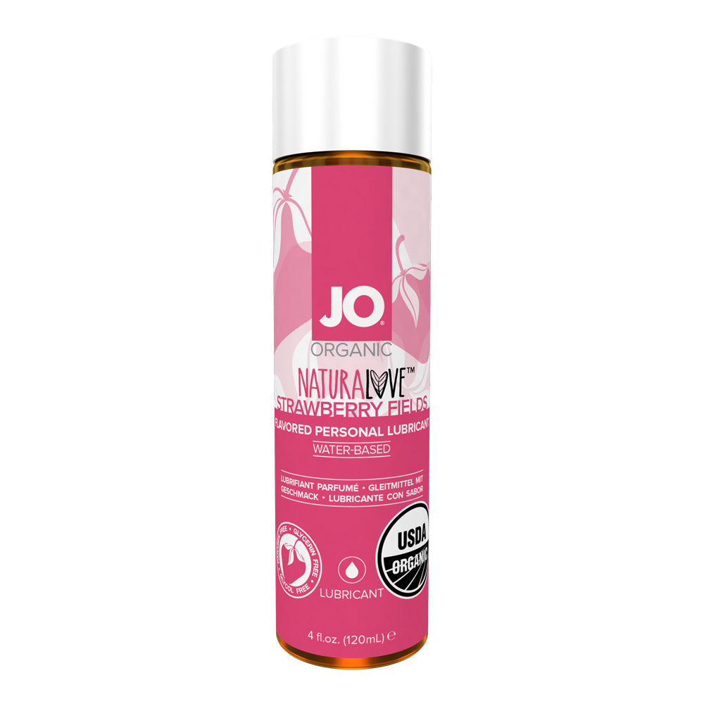 System Jo - Naturalove Usda Organic Strawberry Fields Lubricant 120ml