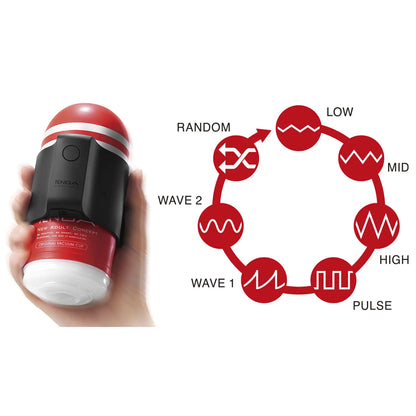Tenga - Set Vakum Vibrator Cawan Asal