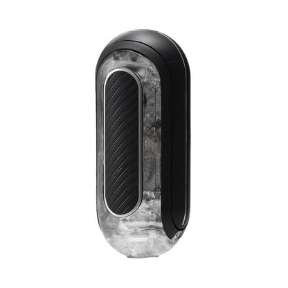 Tenga - Flip Zero Gravity Electronic Getaran Boleh Dicas semula Masturbator Lelaki Hitam