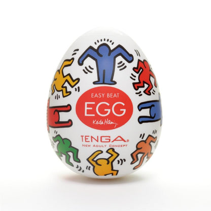 Tenga - Masturbator Telur Siri Tarian KEITH HARING × TENGA