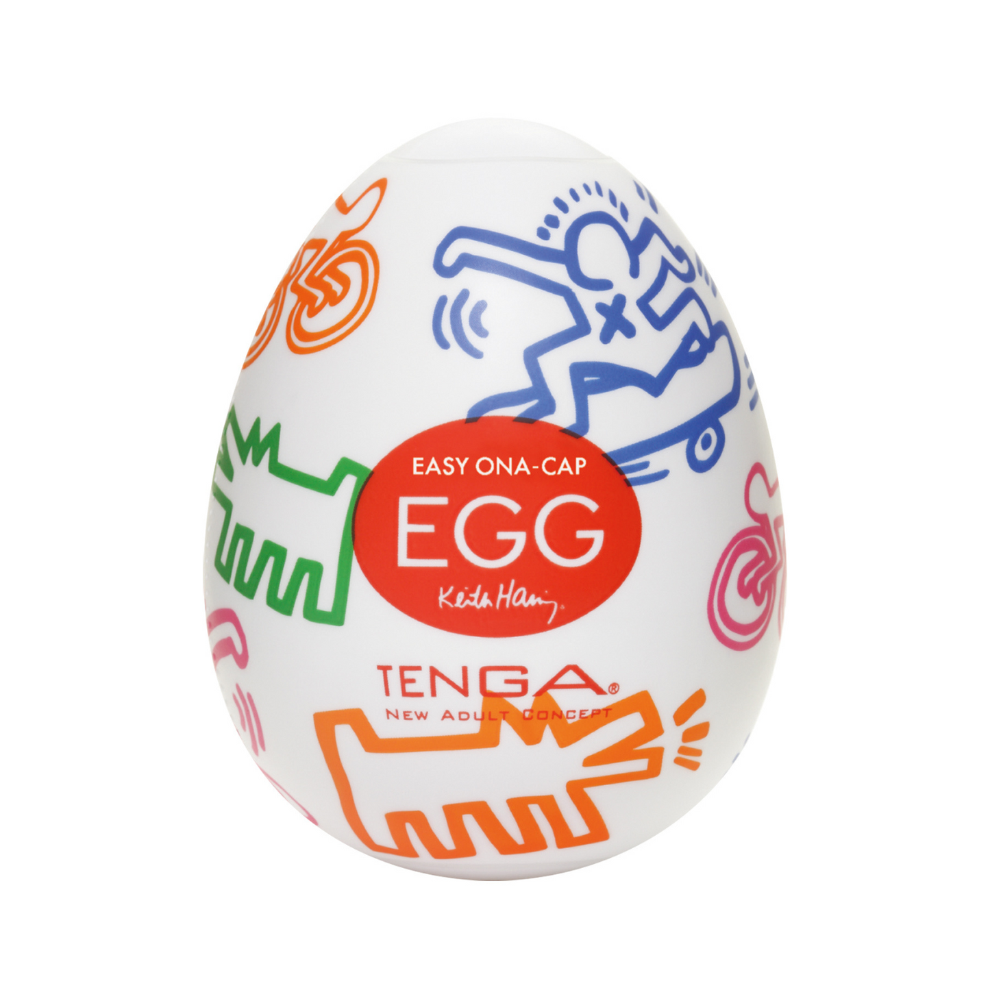 Tenga - Egg Keith Haring Edition Discreet Masturbator Variety Pack