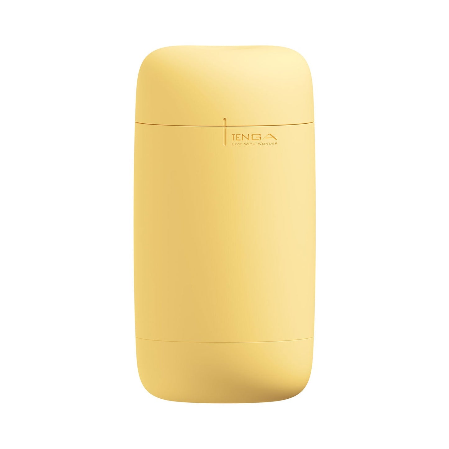 Tenga - Puffy Reusable Male Masturbator Custard Yellow