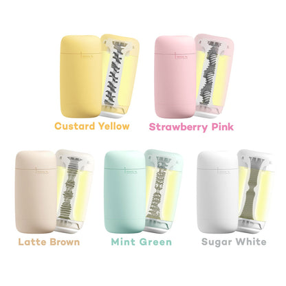 Tenga - Masturbator Lelaki Boleh Guna Semula Puffy Kuning Kastard