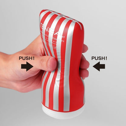Tenga - Squeeze Tube Cup Biasa - Merah (GENERASI BAHARU 2020)