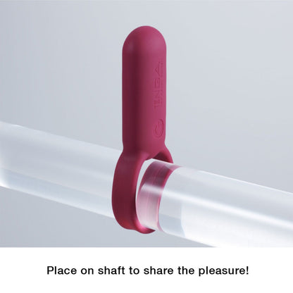 Tenga - Perungka Bergetar Pasangan SVR Smart Vibe Ring Carmine