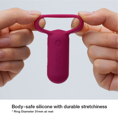 Tenga - Perungka Bergetar Pasangan SVR Smart Vibe Ring Carmine