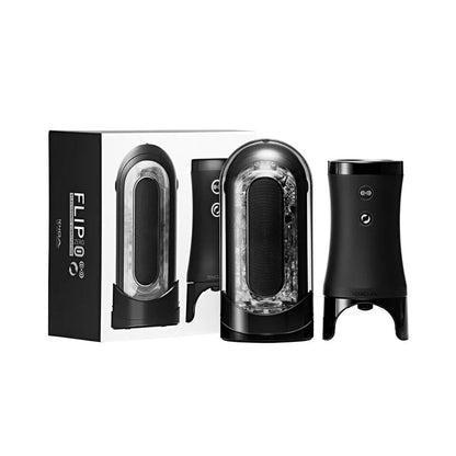 Tenga - Flip 0 (Sifar) Masturbator Lelaki Elektronik Getaran (Hitam)