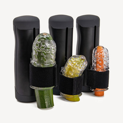 The Handy - Masturbator Lelaki Stroker Interaktif Bluetooth Kawalan Aplikasi (Hitam)
