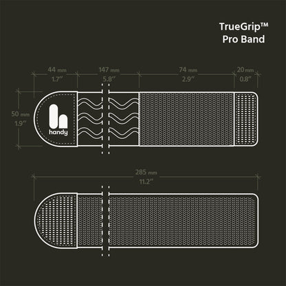 The Handy - Jalur TrueGrip Pro dengan Corak Silikon Anti-gelincir
