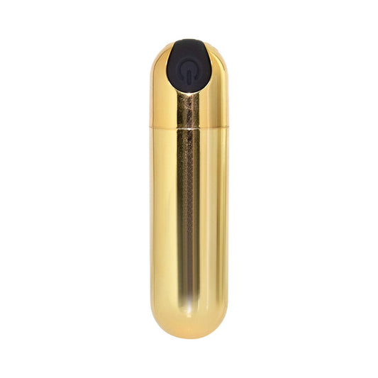 The Horny Company - Bang! Vibrator Peluru Boleh Dicas Emas/Hitam