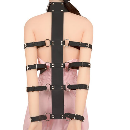 Syarikat Horny - Kolar Bondage Terikat Belakang Naga Hitam