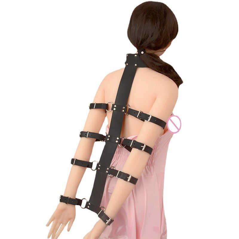 The Horny Company - Black Dragon Back-Bound Bondage Collar