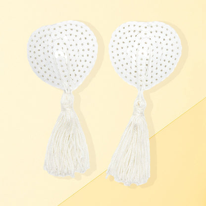 The Horny Company - Black Dragon Nipple Pasties Sticker with Tassels