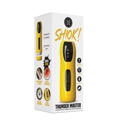 The Horny Company - Pelancap Lelaki Bergetar dan Berdaya Tolak Kuat Shiok Thunder Master Kuning
