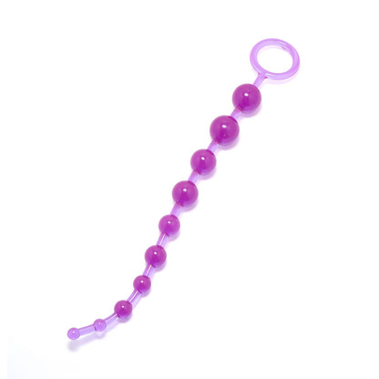The Horny Company - The Analist Traditional Anal Beads Purple 32 cm