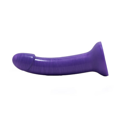 Koleksi Unicorn - Dildo Silikon Berkilau 7 Inci Ungu