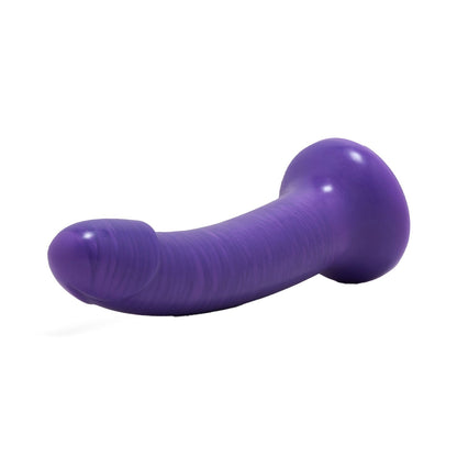 Koleksi Unicorn - Dildo Silikon Berkilau 7 Inci Ungu