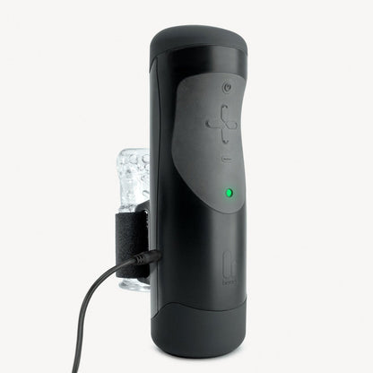 The Handy - Masturbator Lelaki Stroker Interaktif Bluetooth Kawalan Aplikasi (Hitam)