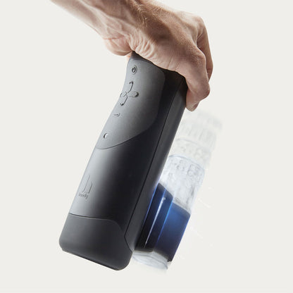 The Handy - Masturbator Lelaki Stroker Interaktif Bluetooth Kawalan Aplikasi (Hitam)