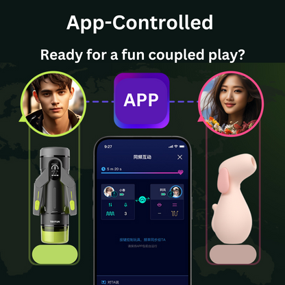 TryFun - Black Hole Plus Pengawal Masturbator Lelaki Pintar Kawalan Apl