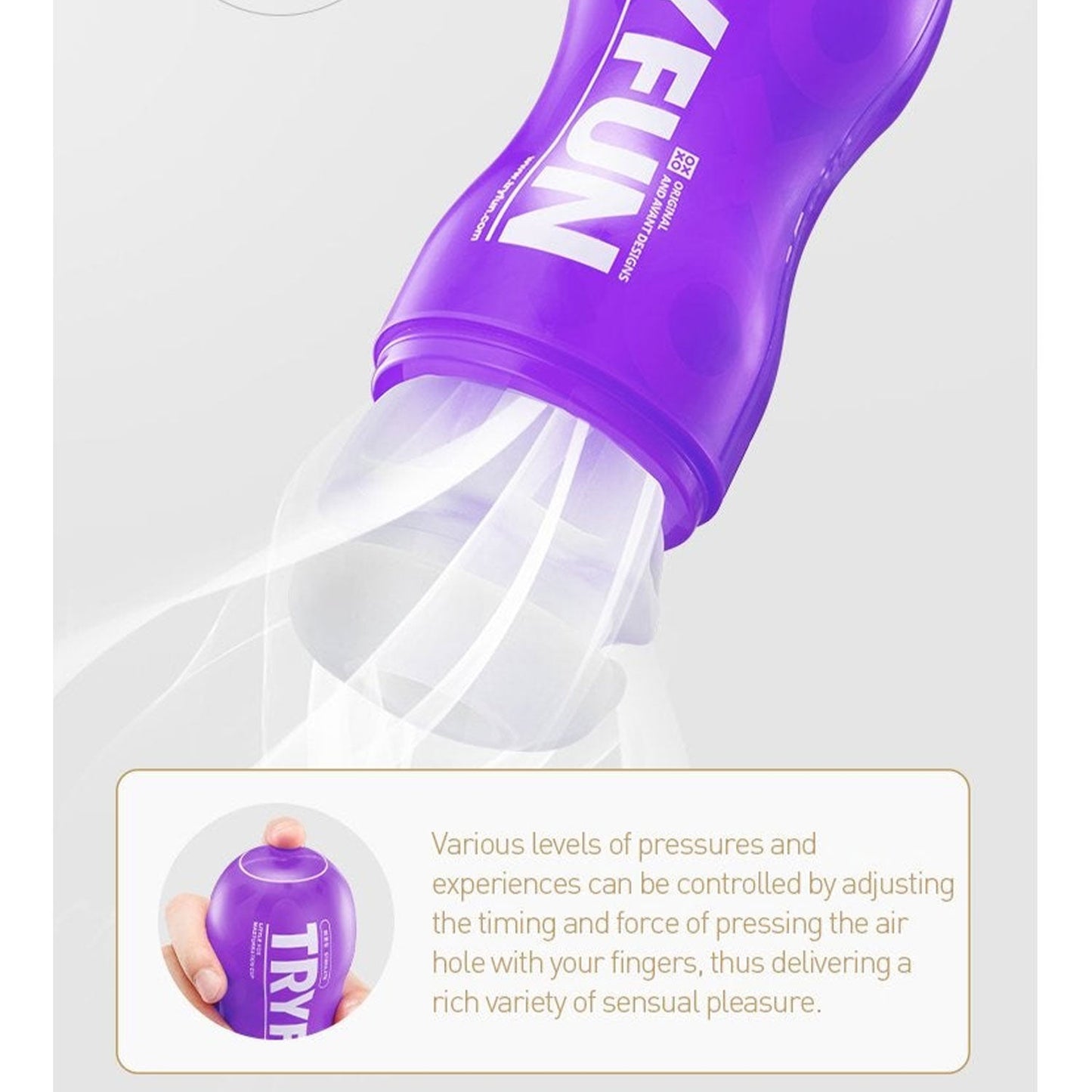 TryFun - Little Grape Reusable Male Masturbation Cup