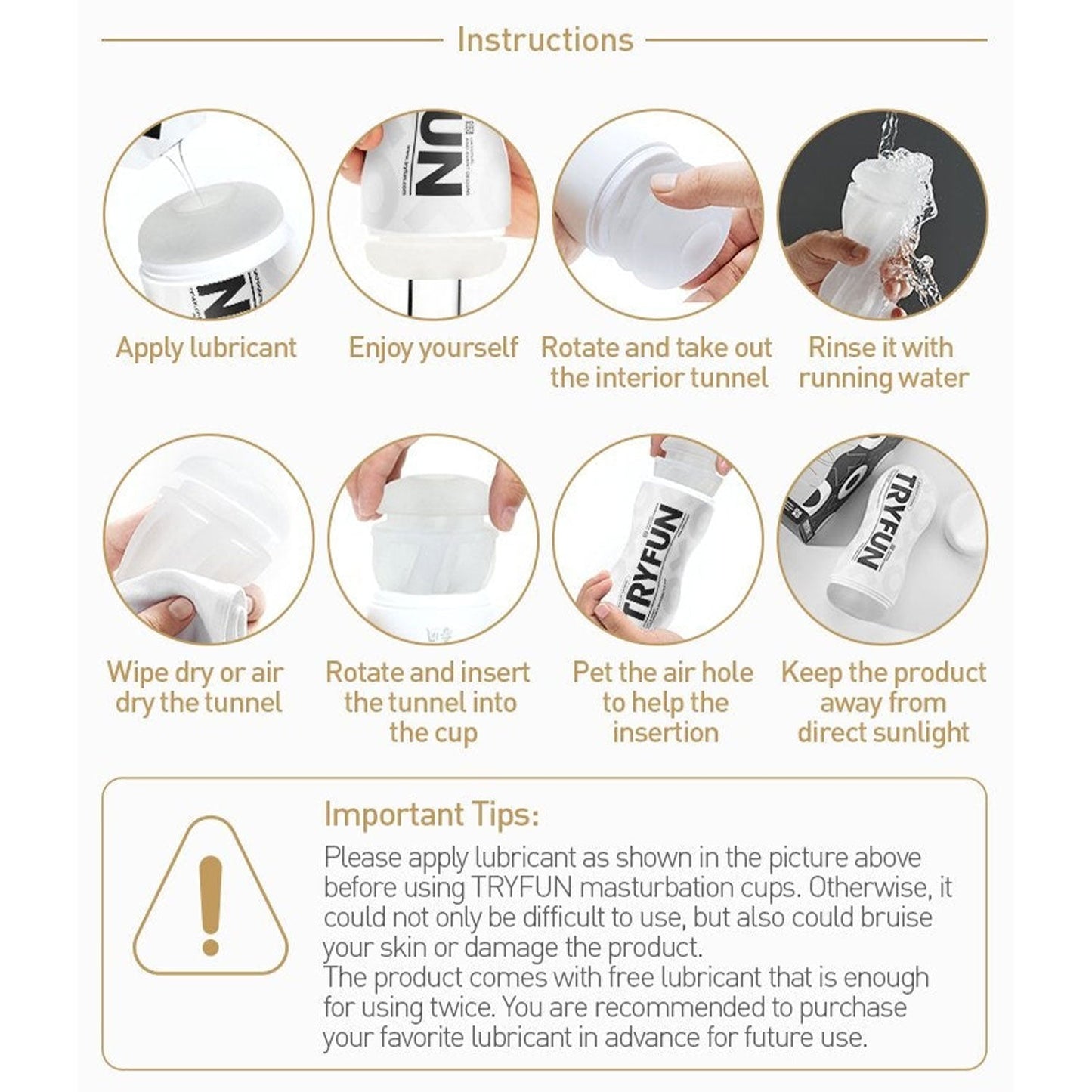 TryFun - Little Grape Reusable Male Masturbation Cup