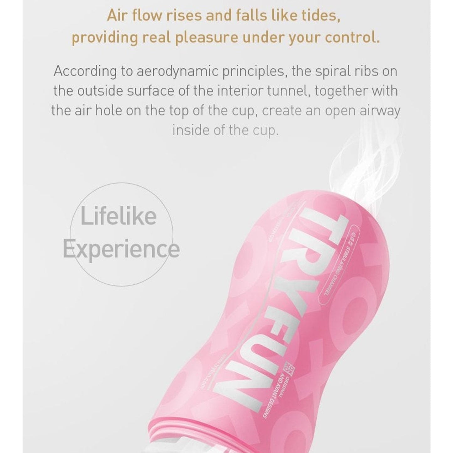TryFun - Little Peach Reusable Male Masturbation Cup