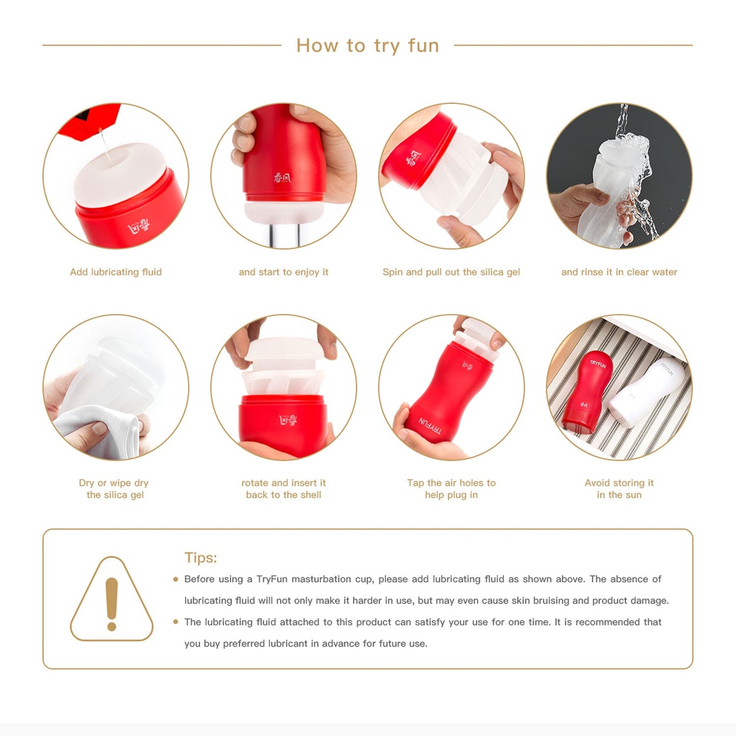 TryFun - Little Pepper Reusable Male Masturbation Cup