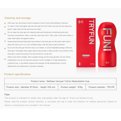 TryFun - Cawan Melancap Boleh Guna Semula Little Pepper Lelaki