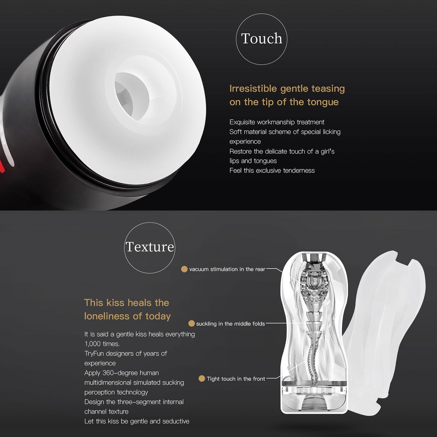 TryFun - Little Pussy Cat Reusable Male Masturbation Cup