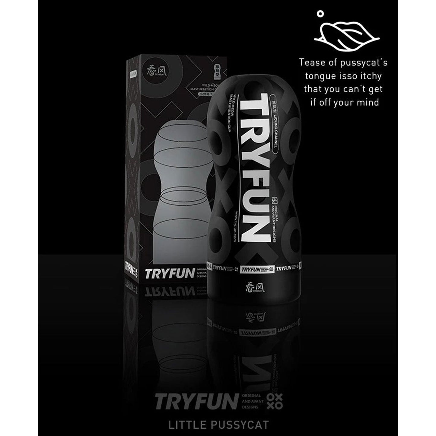 TryFun - Little Pussy Cat Reusable Male Masturbation Cup