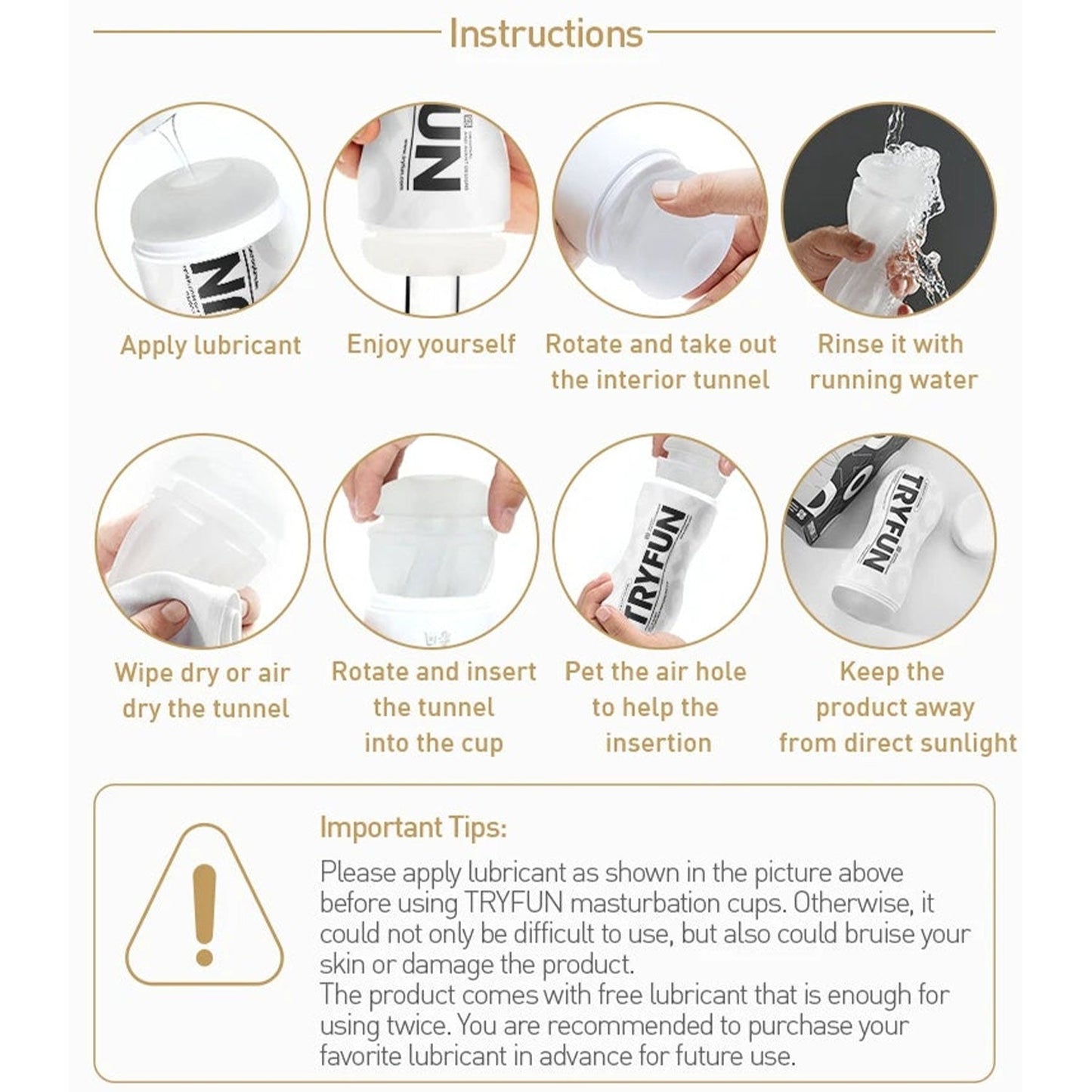 TryFun - Little Pussy Cat Reusable Male Masturbation Cup