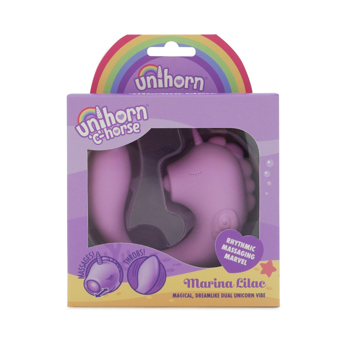 Unihorn - C-Horse Marina Lilac G-spot and Clitoral Vibrator