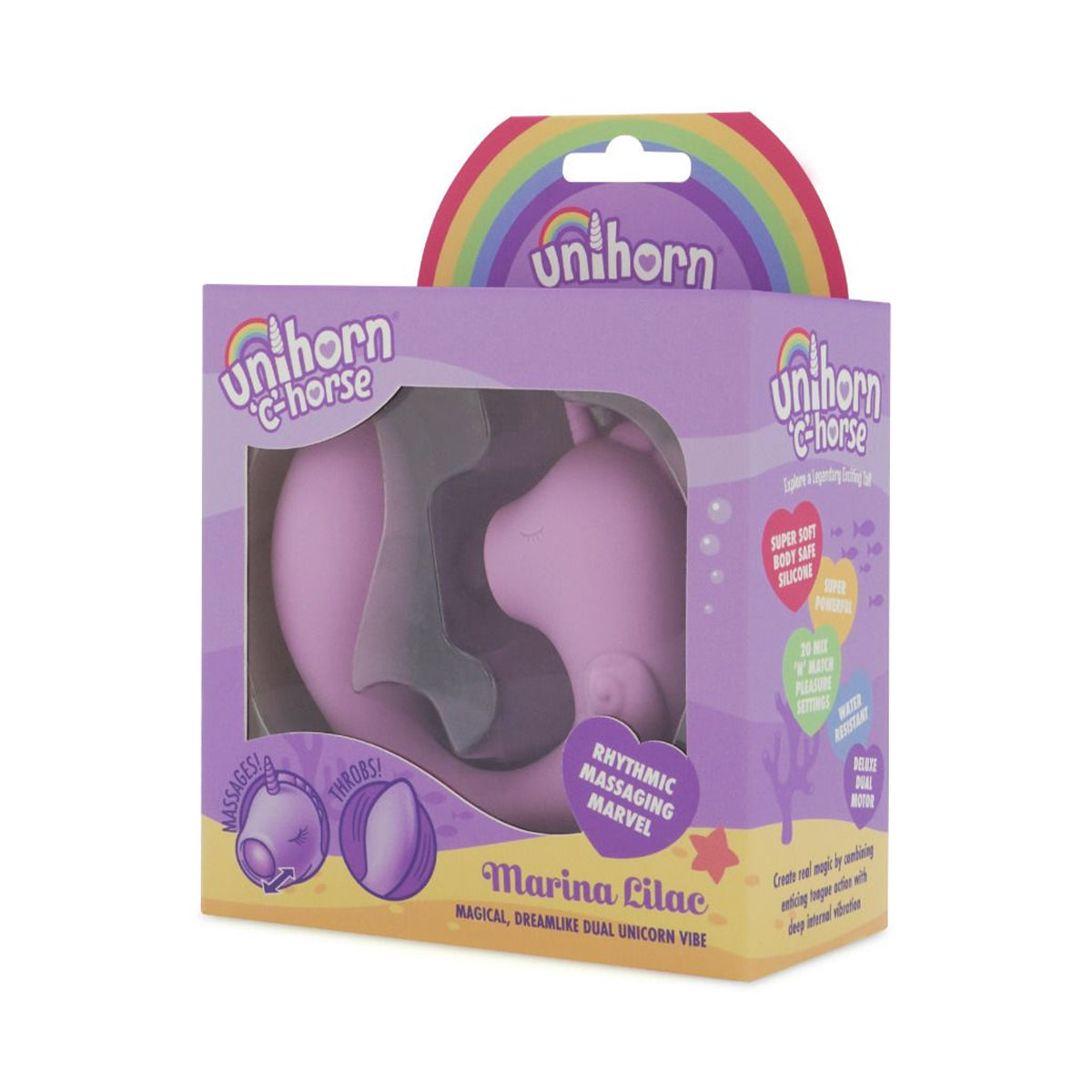 Unihorn - C-Horse Marina Lilac G-spot and Clitoral Vibrator