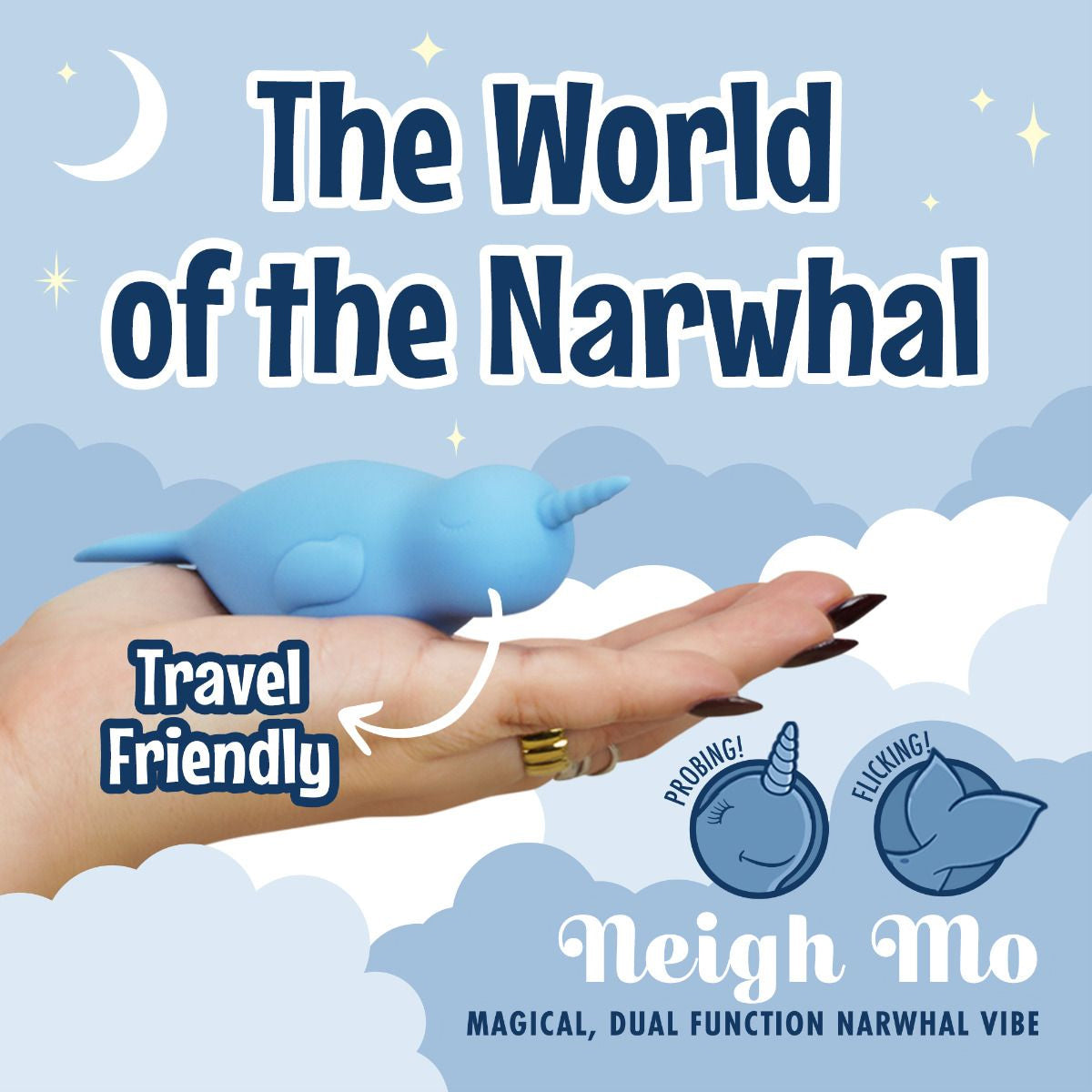 Unihorn - Neigh Mo Narwhal Clitoral Vibrator