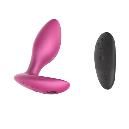 We-Vibe - Ditto + Penggetar Dubur Merah Jambu Kosmik Dikawal Apl dan Alat Kawalan Jauh