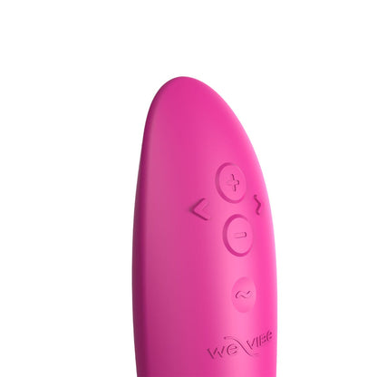 We-Vibe - Rave 2 Pengegaring G-Spot Silikon Kawalan Aplikasi Merah Jambu Tebal