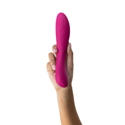 We-Vibe - Rave 2 Pengegaring G-Spot Silikon Kawalan Aplikasi Merah Jambu Tebal