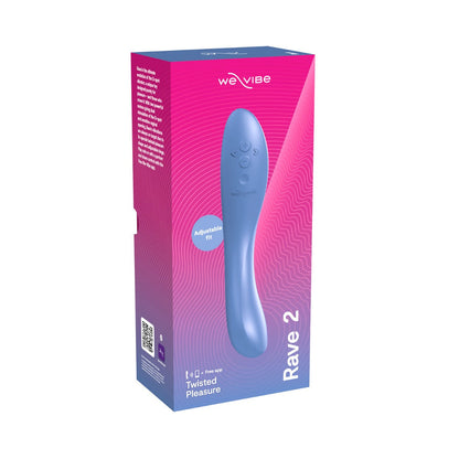We-Vibe - Rave 2 Pengegar G-Spot Silikon Kawalan Aplikasi Biru Suram