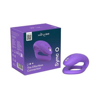 We-Vibe - Aplikasi Sync O dan Penggetar Silikon Pasangan Dikawal Jauh Ungu Cerah