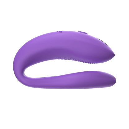 We-Vibe - Aplikasi Sync O dan Penggetar Silikon Pasangan Dikawal Jauh Ungu Cerah