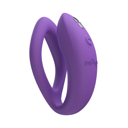 We-Vibe - Aplikasi Sync O dan Penggetar Silikon Pasangan Dikawal Jauh Ungu Cerah