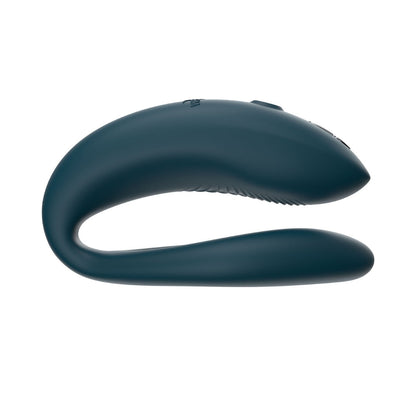 We-Vibe - Aplikasi Sync O dan Penggetar Silikon Pasangan Dikawal Jauh Hijau Velvet
