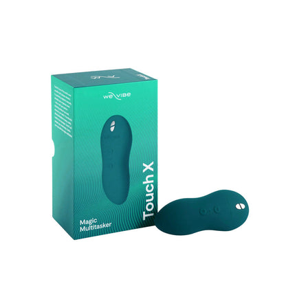 We-Vibe - Touch X Alat Penggetar Klitoris Boleh Dicas semula Hijau Baldu
