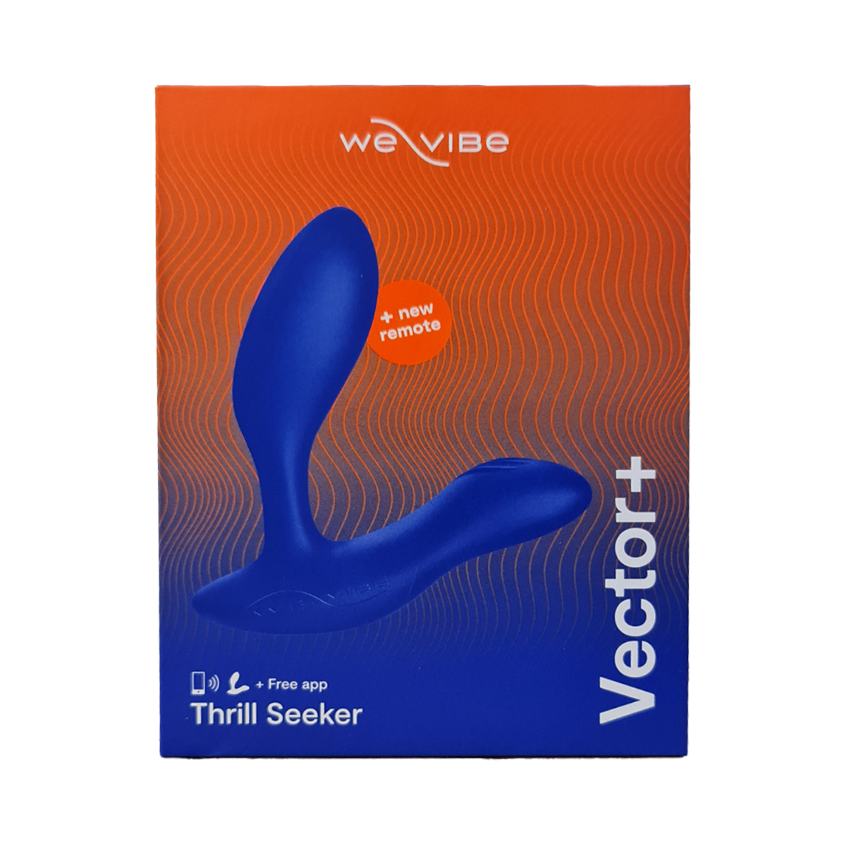 We-Vibe - Vector+ Bluetooth App Controlled Vibrating Prostate Massager (Royal Blue)