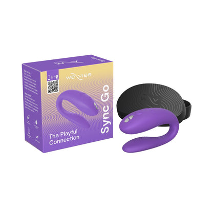 We-Vibe - Sync Go Penggetar Berpasangan Kawalan Jauh dan Aplikasi Ungu Muda