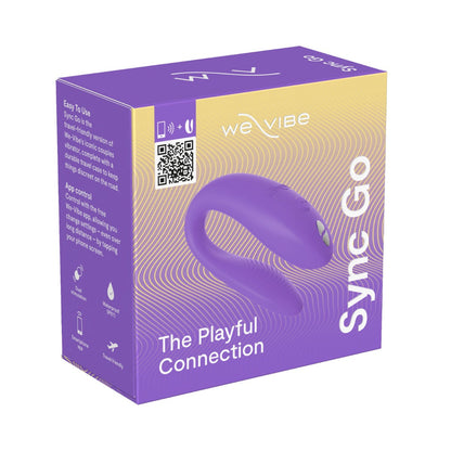 We-Vibe - Sync Go Penggetar Berpasangan Kawalan Jauh dan Aplikasi Ungu Muda