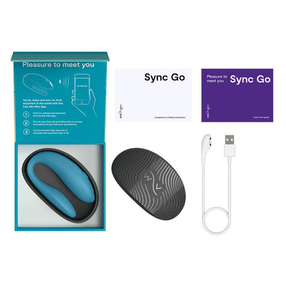 We-Vibe - Bergetar Pasangan Terkawal Jauh dan Aplikasi Sync Go Turquoise