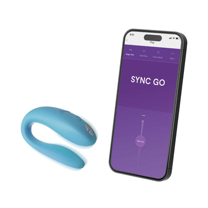 We-Vibe - Bergetar Pasangan Terkawal Jauh dan Aplikasi Sync Go Turquoise